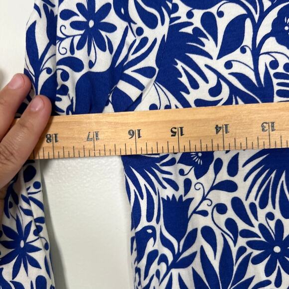 NEW BODEN Lucie Jersey Tunic Size 4 Blue Bird Print - Picture 8 of 11
